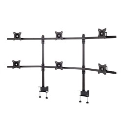 Edbak SV16 monitor mount   stand 68.6 cm (27") Desk Black