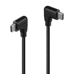 1m USB 2.0 Right-Angled USB-C to Right-Angled USB-C Cable