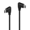 1m USB 2.0 Right-Angled USB-C to Right-Angled USB-C Cable