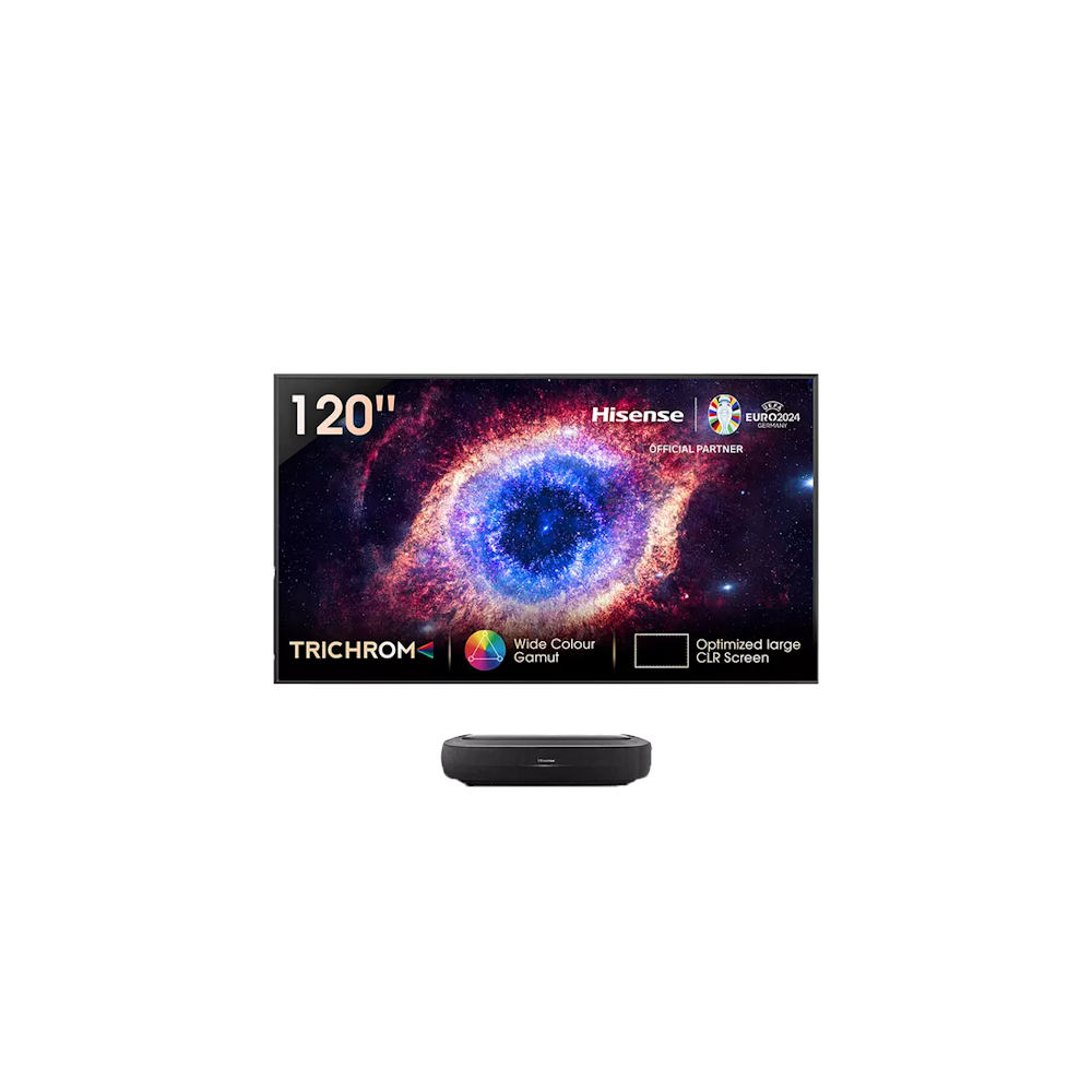120L9HTUKA 3000 Lumens 120" 4K Ultra HD HDR Smart Triple Laser TV with ALR screen
