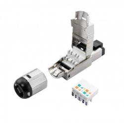 CAT6A RJ45 STP Field Termination Plug