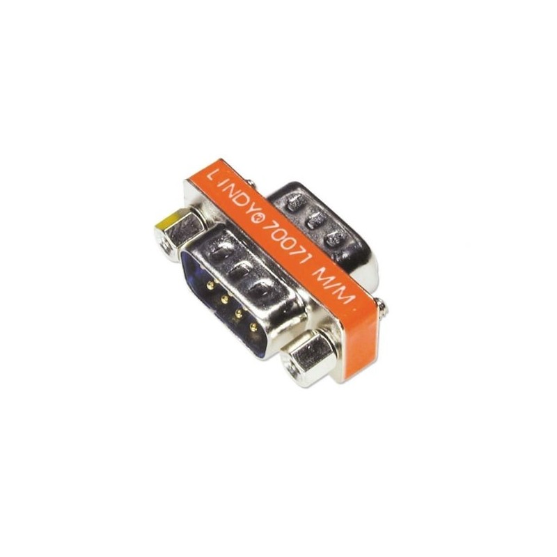 Mini Gender Changer 9 Way D Male/Male