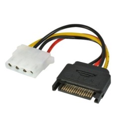 0.15m SATA Power Connector to LP4 Power Cable