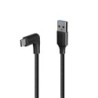 1m USB 3.2 Type-A to Right-Angled USB-C Cable, 10Gbps
