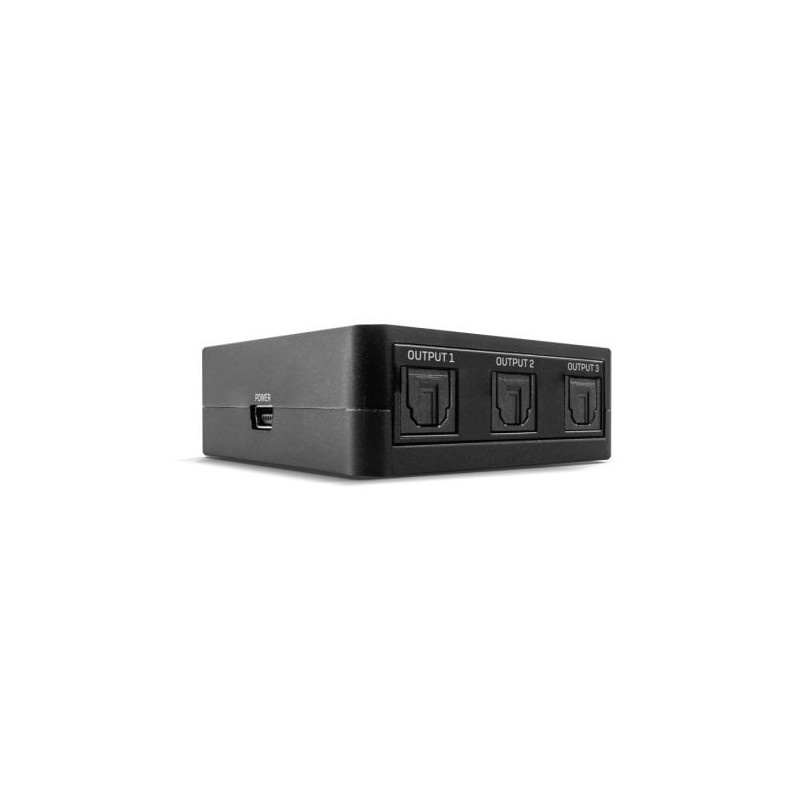 3 Port TosLink (Optical) Digital Audio Splitter 3 Port TosLink (Optical) Digital Audio Splitter