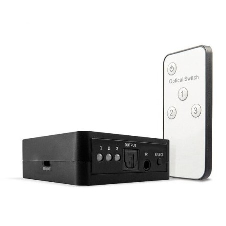 3 Port TosLink (Optical) Digital Audio Switch