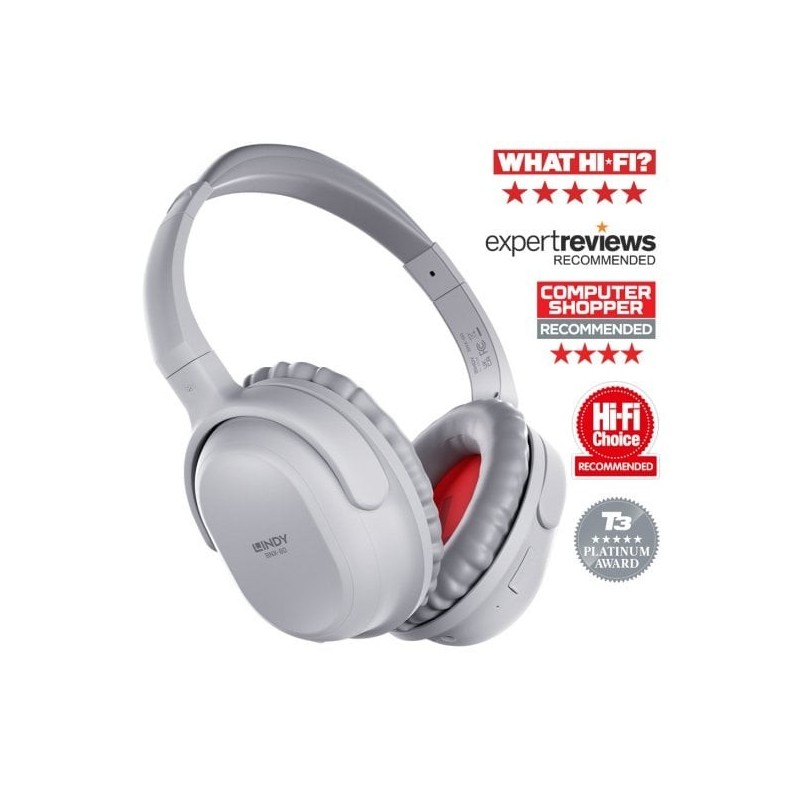 BNX-60 Wireless Active Noise Cancelling Headphones with aptX, Cool Grey