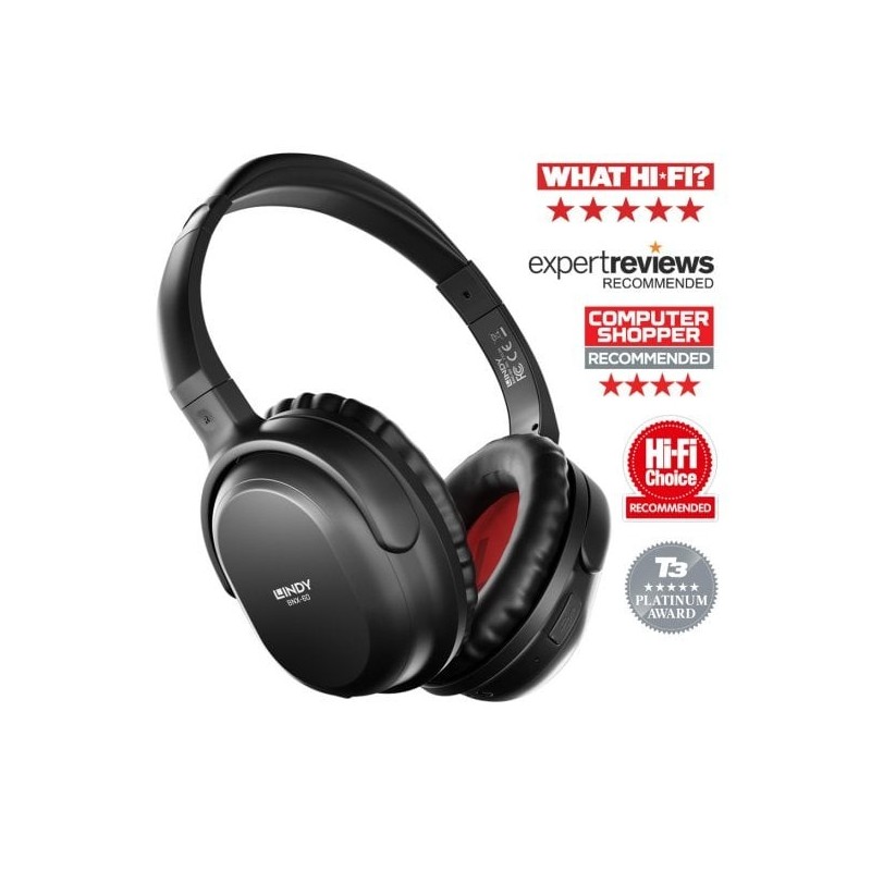BNX-60 - Wireless Active Noise Cancelling Headphones - Matt Black BNX-60 - Wireless Active Noise Cancelling Headphones - Matt Black