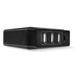 4 Port USB Type C and A Smart Charger with Power Delivery, 72W