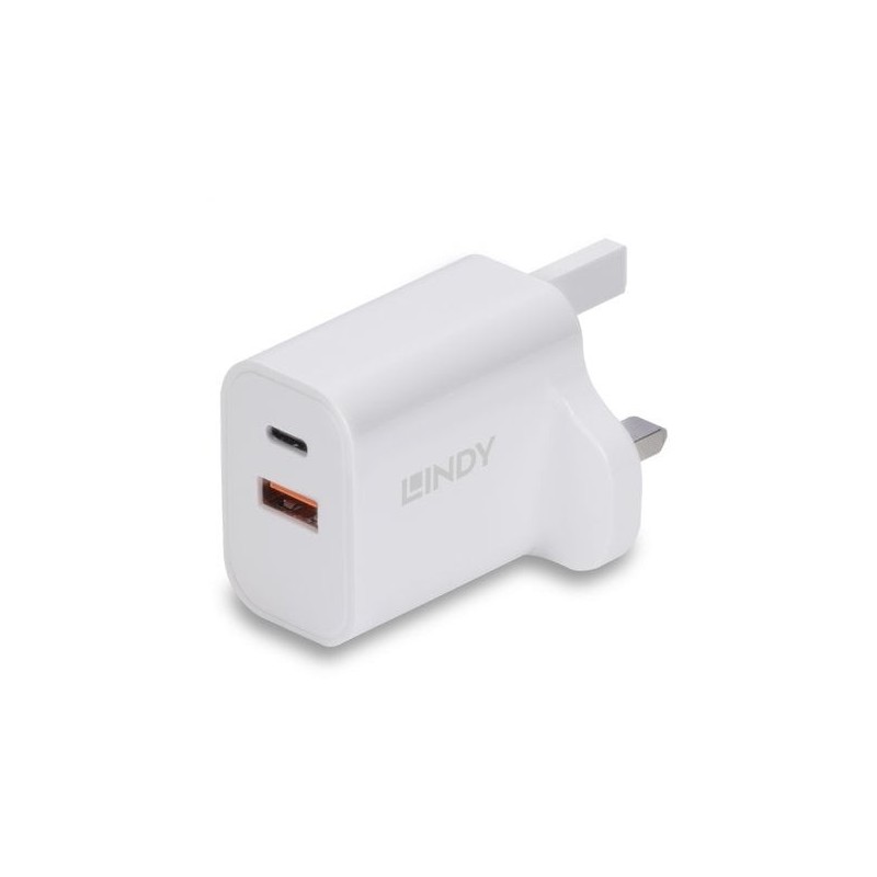 30W USB Type A and C Charger UK Plug 30W USB Type A and C Charger UK Plug
