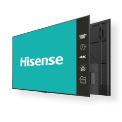 Hisense 100BM66D Signage Display 2.54 m (100") LED Wi-Fi 500 cd m² 4K Ultra HD Black 24 7