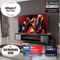 Hisense 55U7NQTUK TV 139.7 cm (55") 4K Ultra HD Smart TV Wi-Fi Black, Grey 1500 cd m²