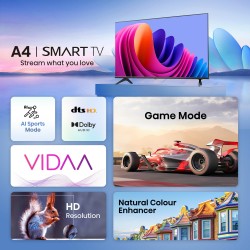 Hisense 32A4NTUK TV 81.3 cm (32") HD Smart TV Wi-Fi Black 200 cd m²