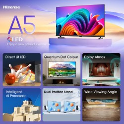Hisense 40A5NQTUK TV 101.6 cm (40") HD Wi-Fi Black 230 cd m²