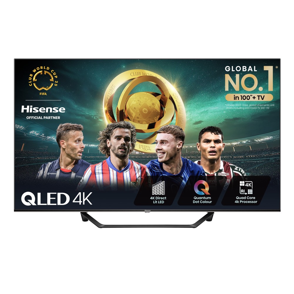 Hisense 65A7NQTUK TV 165.1 cm (65") 4K Ultra HD Smart TV Wi-Fi Grey 300 cd m²