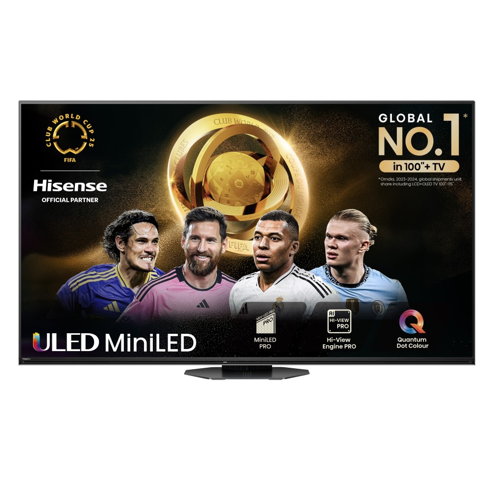Hisense 65U8NQTUK TV 165.1 cm (65") 4K Ultra HD Smart TV Wi-Fi Grey 3000 cd m²