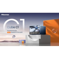 Hisense C1TUK data projector 1600 ANSI lumens UHD 4K (3840x2160) Silver