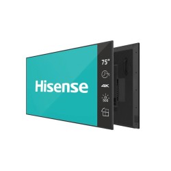 Hisense 75DM66D Signage Display 190.5 cm (75") LED Wi-Fi 500 cd m² 4K Ultra HD Black Built-in processor Android 11 24 7