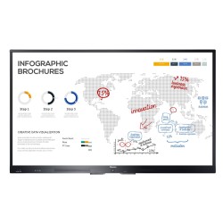 Hisense HN75WR80U Signage Display Interactive flat panel 190.5 cm (75") Wi-Fi 400 cd m² 4K Ultra HD Black Touchscreen Android