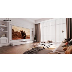 Hisense 100L5HTUKD projection TV 2700 ANSI lumens 4K (4096x2400) Grey, Silver