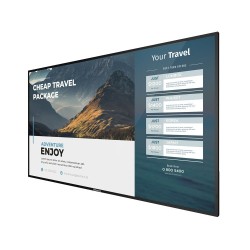 Hisense 86B4E30T Signage Display Digital signage flat panel 2.18 m (86") Wi-Fi 500 cd m² 4K Ultra HD Black Built-in processor