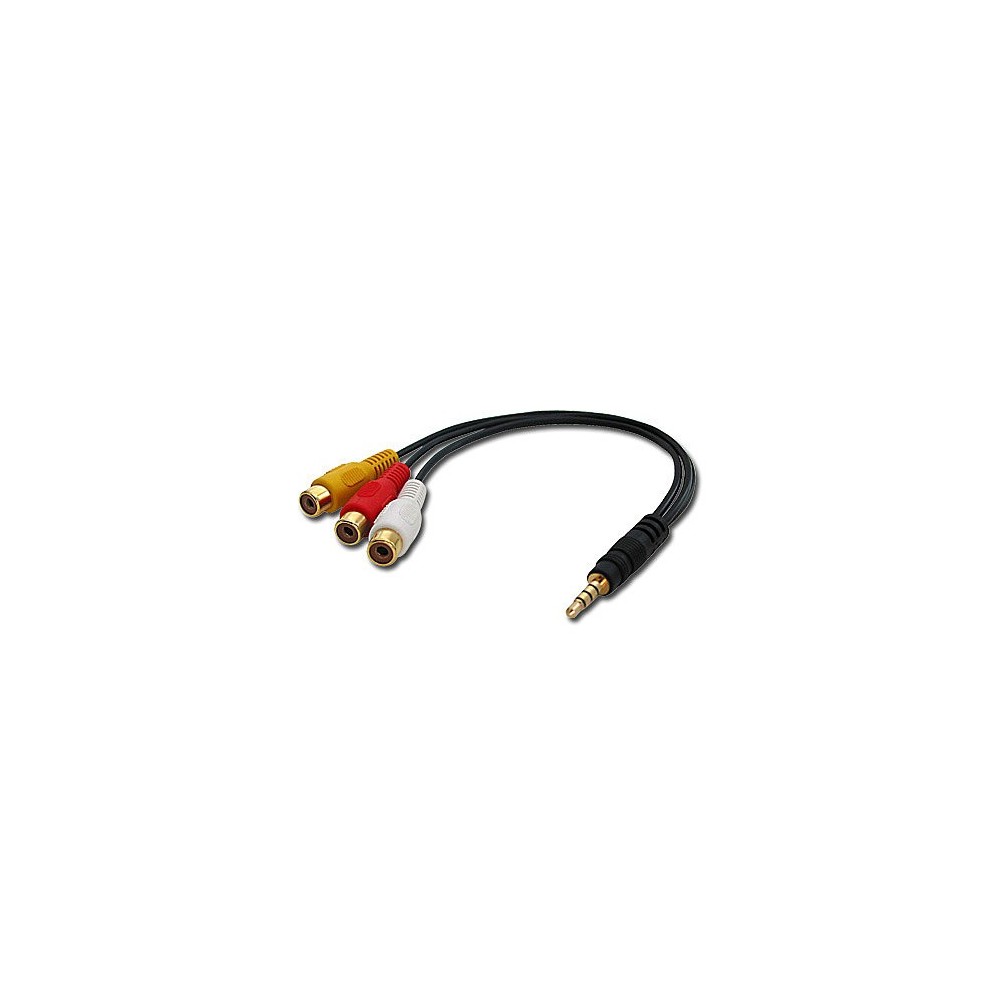 Lindy AV Adapter Cable - Stereo and Composite Video