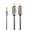 1m 3.5mm to Phono Audio Cable, Cromo Line