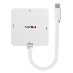 Lindy Mini DisplayPort 1.2 to HDMI 1.4, DVI and VGA Converter
