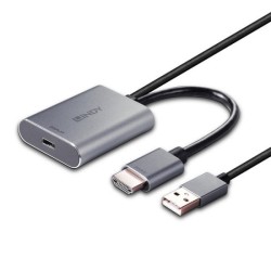 Lindy HDMI to USB Type C Converter with USB Power