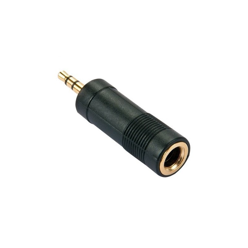 3.5mm Stereo Jack Male to 6.3mm Stereo Jack Female Adapter