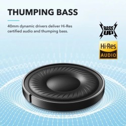 soundcore by Anker Q20i Hybrid Active Noise Cancelling Headphones Wire