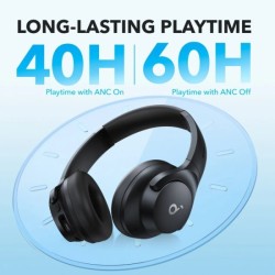 soundcore by Anker Q20i Hybrid Active Noise Cancelling Headphones Wire