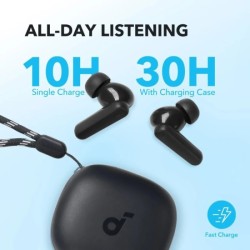 Soundcore by Anker P20i True Wireless Earbuds 30H Wireless Earphone Bl