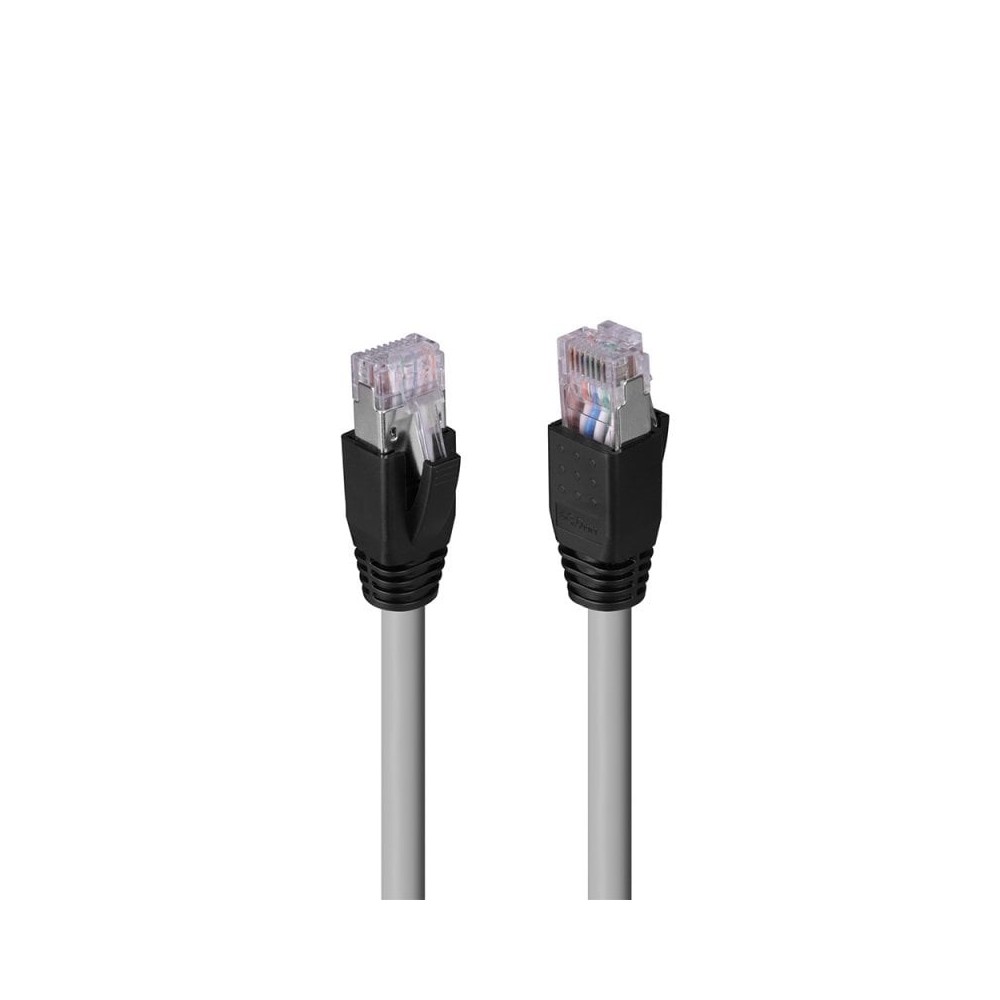 Lindy 50m Cat.6A U FTP LSZH Solid Core Cable, Grey