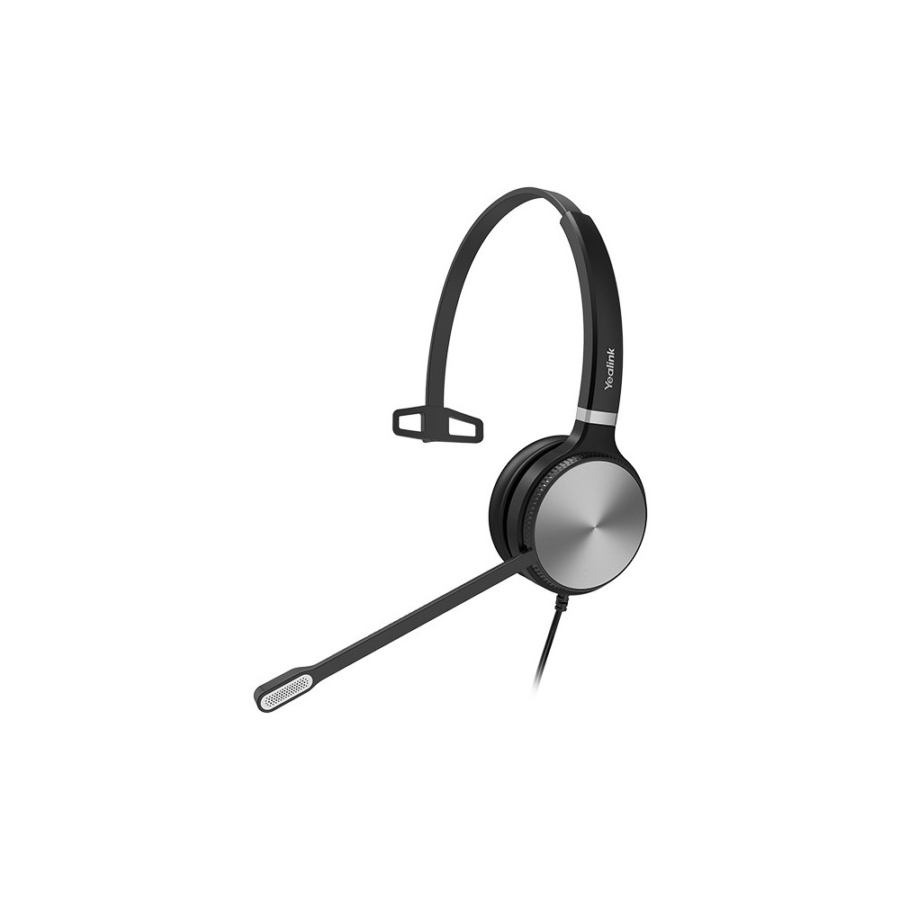 Yealink YHS36 Headset Wired Head-band Office Call center Black, Silver