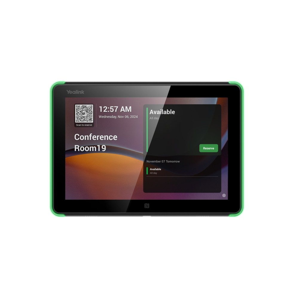 Yealink Room Panel E2 20.3 cm (8") 1280 x 800 pixels LCD 802.11a, 802.11b, 802.11g, Wi-Fi 5 (802.11ac) Black Bluetooth