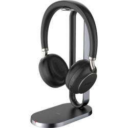 Yealink BH76 Headset Wireless Head-band Calls Music USB Type-A Bluetooth Charging stand Black