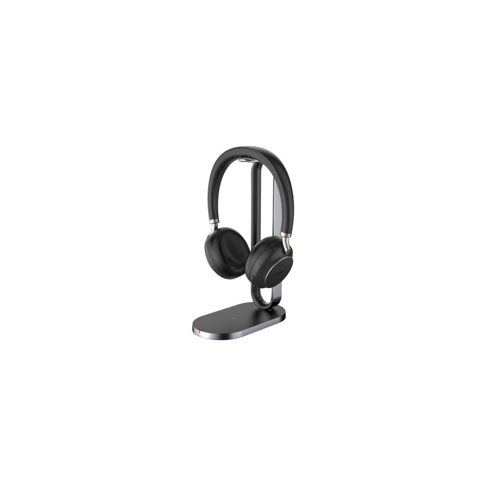 Yealink BH76 Headset Wireless Head-band Calls Music USB Type-A Bluetooth Charging stand Black