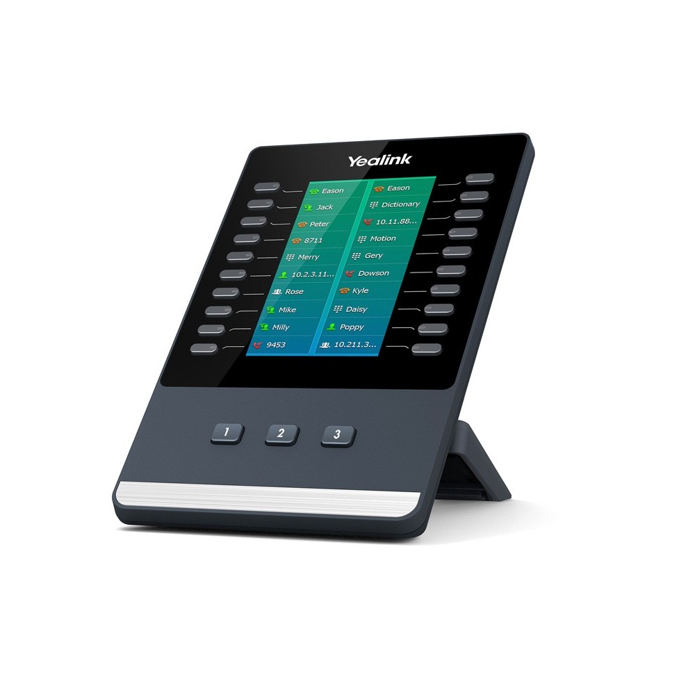 Yealink EXP50 IP add-on module Black, Grey 23 buttons