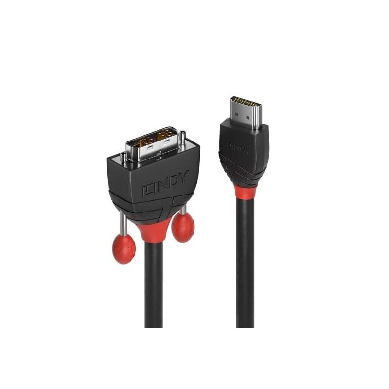 10m HDMI to DVI Cable, Black Line 10m HDMI to DVI Cable, Black Line
