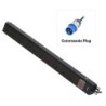 10 Way UK Mains Sockets, Vertical PDU with Commando Plug
