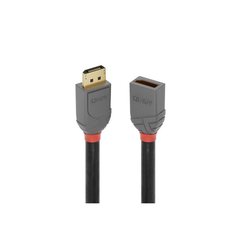 2m DisplayPort 1.4 Extension Cable, Anthra Line