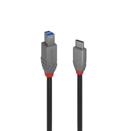 1m USB 3.2 Type C to B Cable, Anthra Line