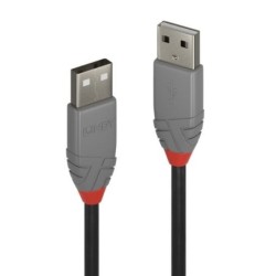 0.2m USB 2.0 Type A to A Cable, Anthra Line
