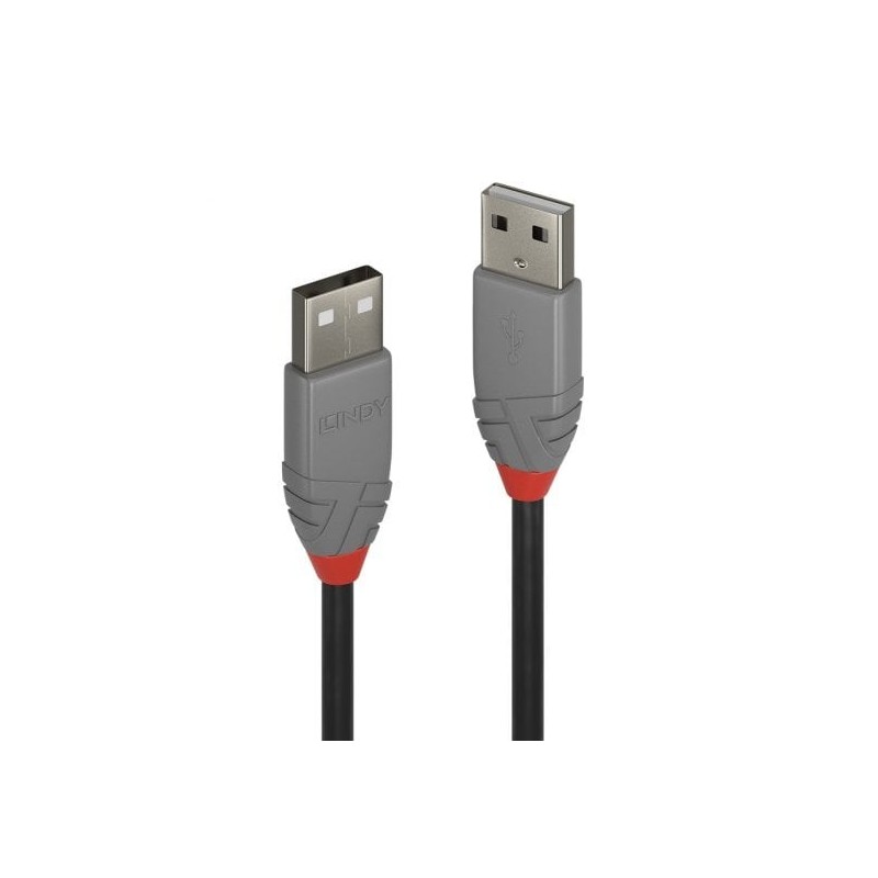 0.2m USB 2.0 Type A to A Cable, Anthra Line 0.2m USB 2.0 Type A to A Cable, Anthra Line