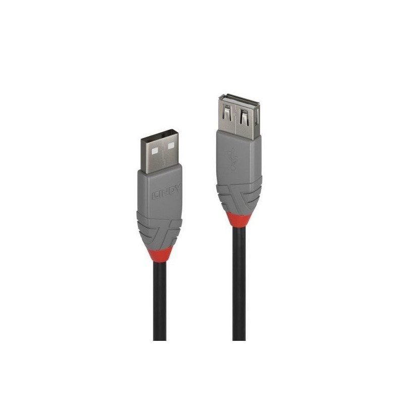 2m USB 2.0 Type A Extension Cable, Anthra Line 2m USB 2.0 Type A Extension Cable, Anthra Line