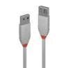 1m USB 2.0 Type A Extension Cable, Anthra Line, Grey