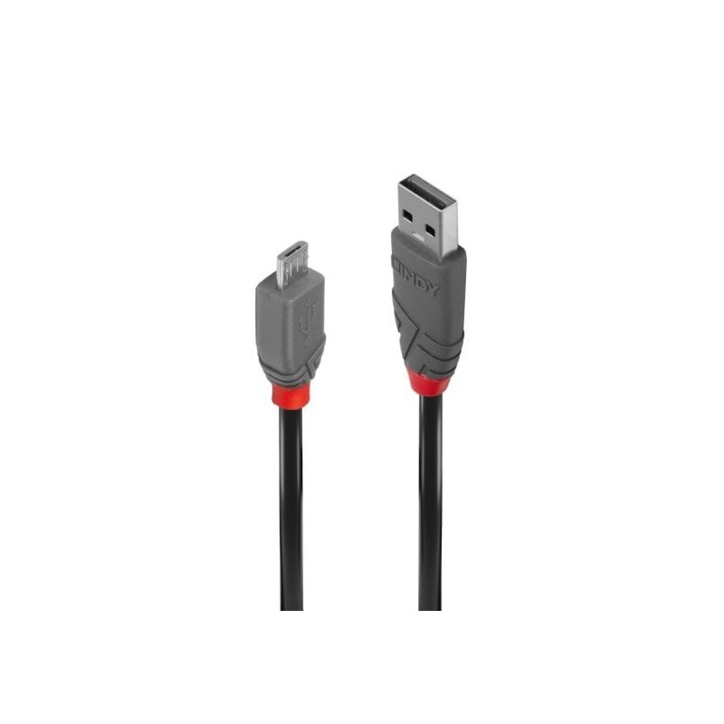 0.2m USB 2.0 Type A to Micro-B Cable, Anthra Line 0.2m USB 2.0 Type A to Micro-B Cable, Anthra Line