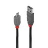 0.2m USB 2.0 Type A to Micro-B Cable, Anthra Line