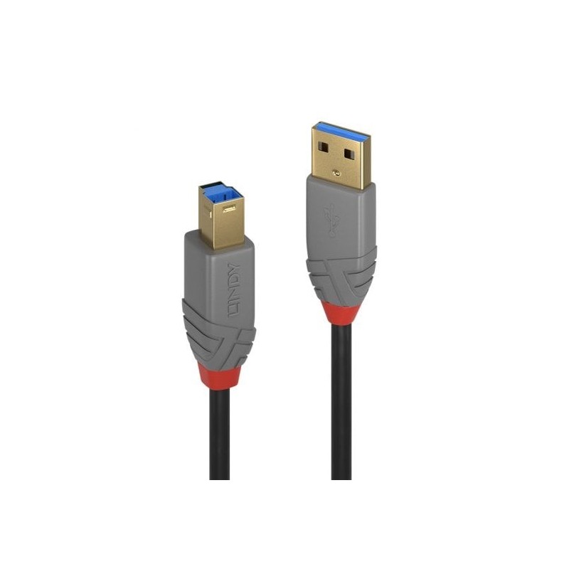 3m USB 3.2 Type A to B Cable, 5Gbps, Anthra Line 3m USB 3.2 Type A to B Cable, 5Gbps, Anthra Line